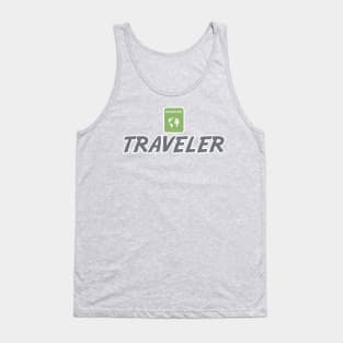 Traveler Jetsetter Globetrotter World Freelancer Tank Top